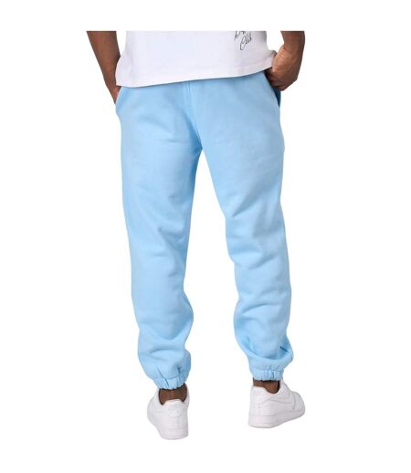Mens Badge Hybrid Jogging Bottoms Sky Mercier