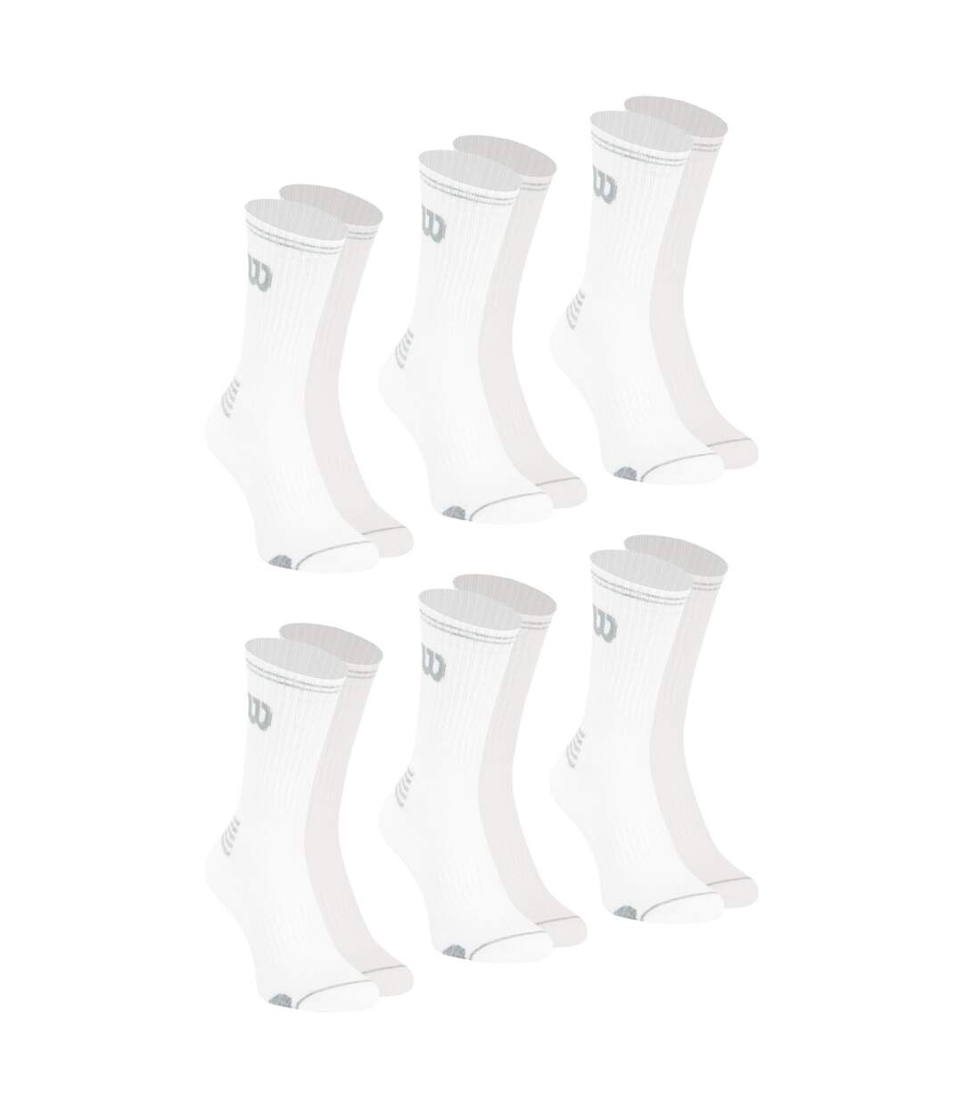 Lot de 6 paires de chaussettes mi-hautes homme Essentiel Wilson