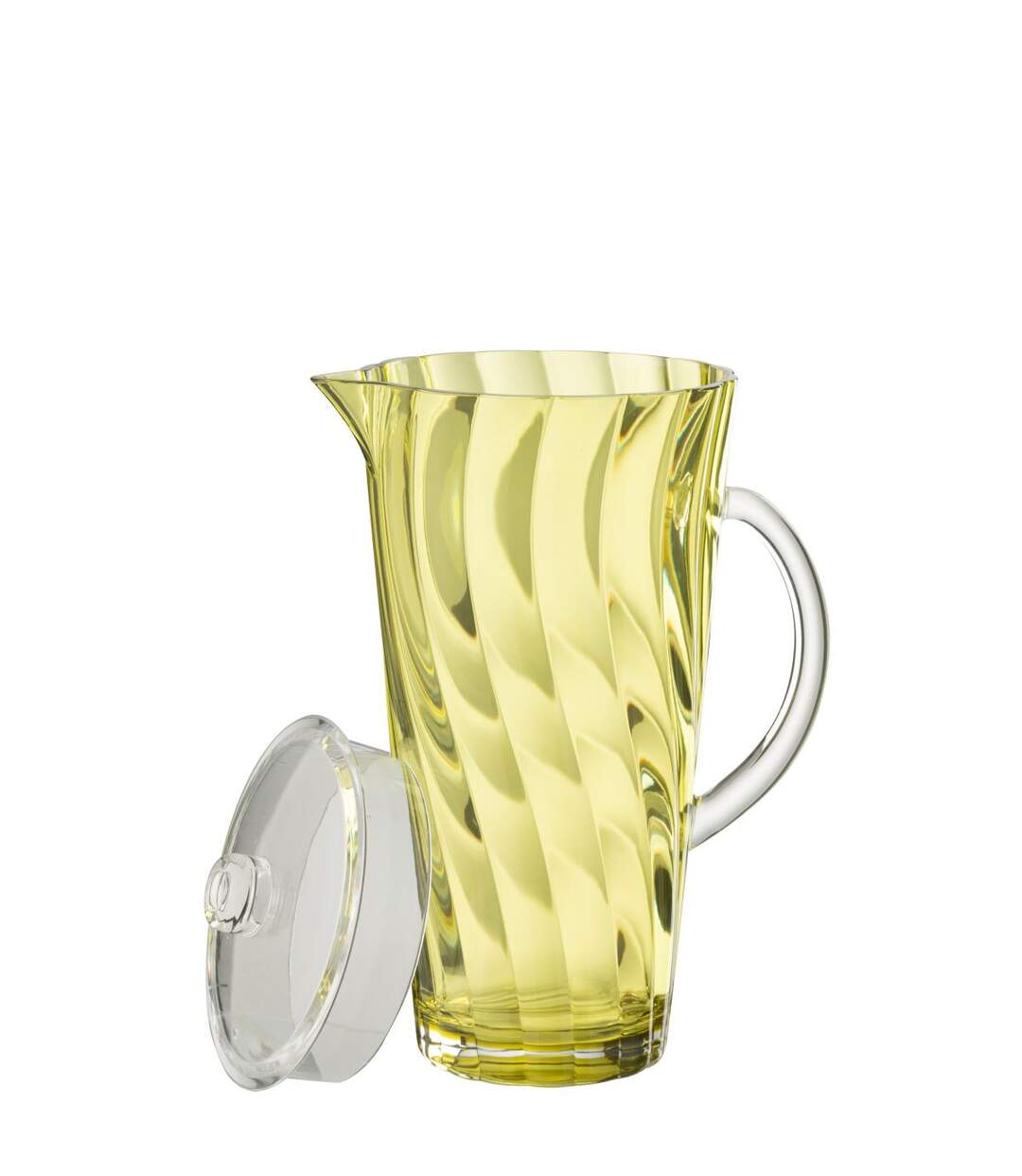 Carafe Réutilisable Vague 2,32L Jaune-2