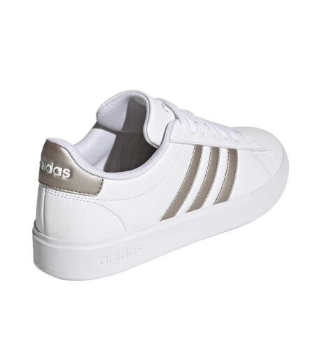 Baskets Grand Court Femme Blanc Gris Adidas