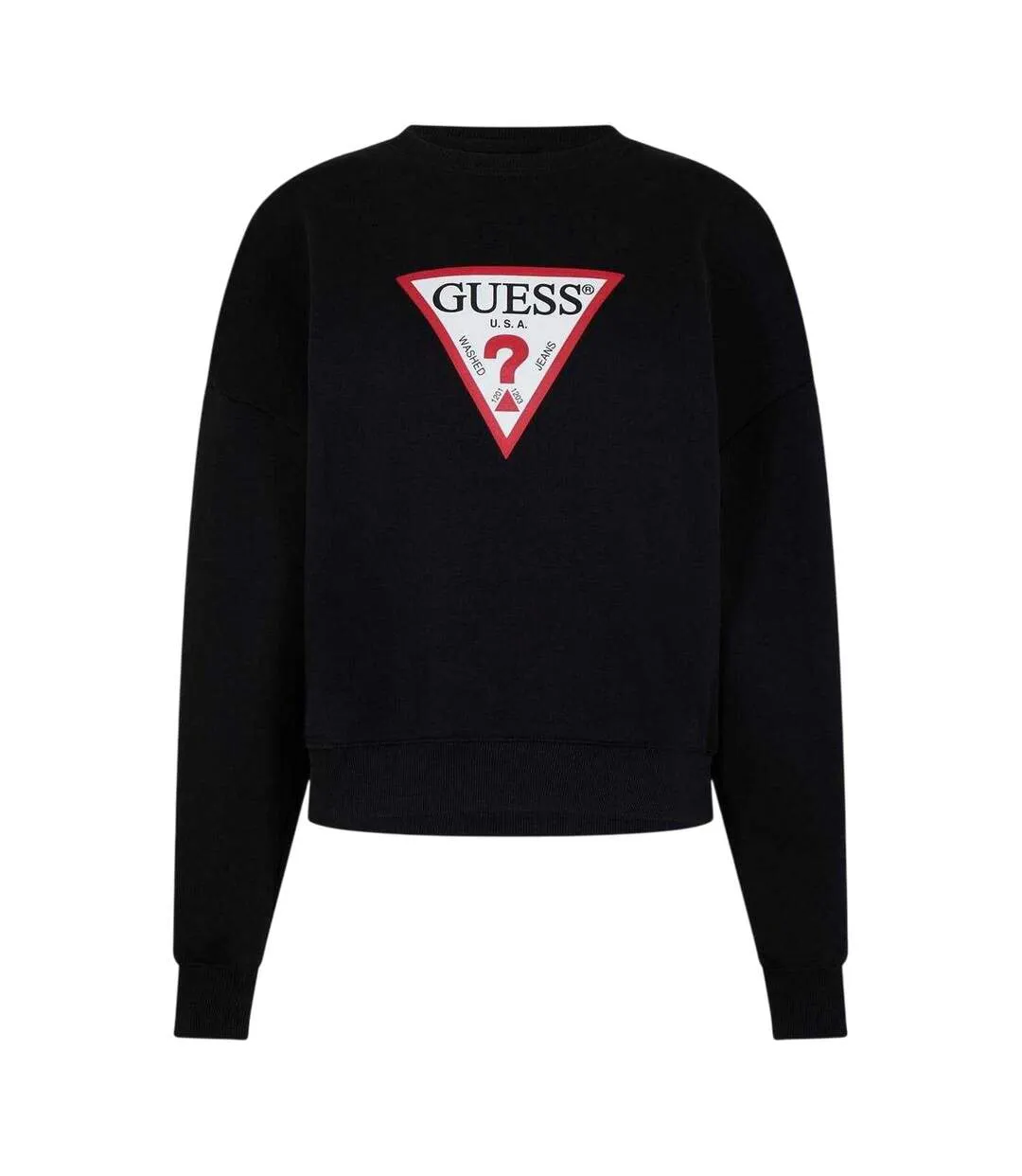 Pull Motif/style Icône Femme Noir Vif Guess-1