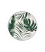 Lot de 6 Assiettes Plates Palme 26cm Vert-1