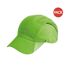 Casquettes de sport impact vert fluo Spiro