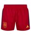 Womens/ladies Adidas Football Shorts Red Spain-1