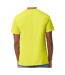 Mens heavy cotton t-shirt safety green Gildan