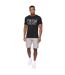 Mens solari t-shirt black Crosshatch-3