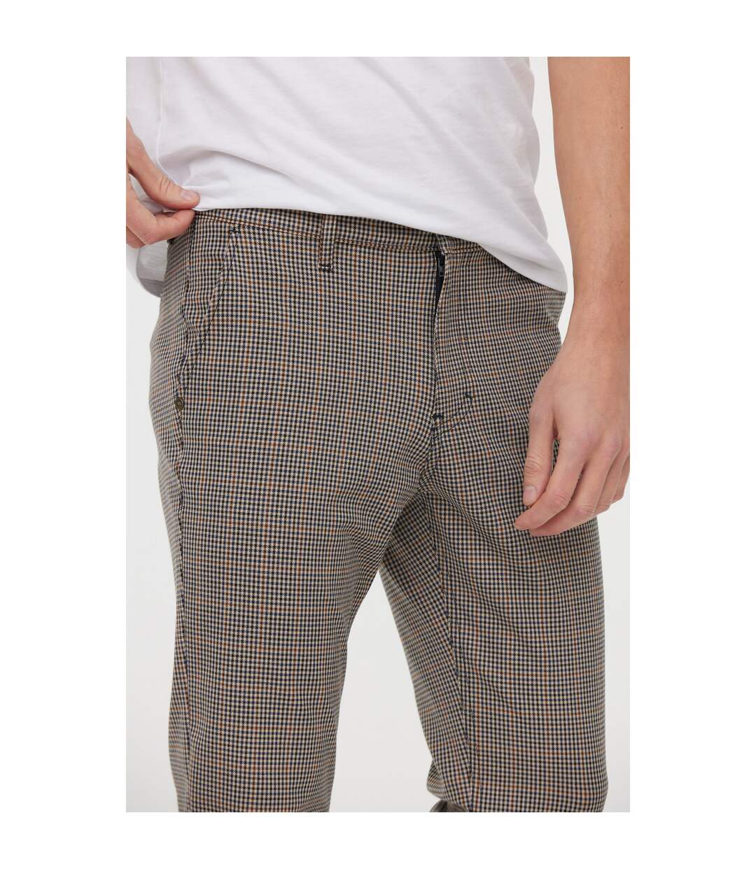 Pantalon polyester chino slim NEILS