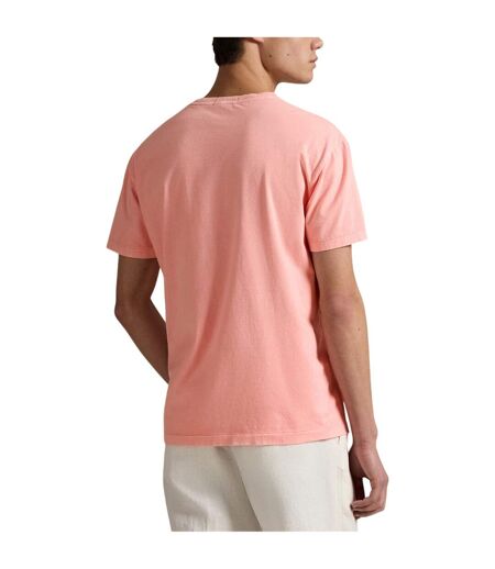 T-shirt Motif/style Brodé Homme Rose Clair Ralph Lauren