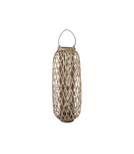 Paris Prix - Lanterne Design En Bois willow 96cm Gris