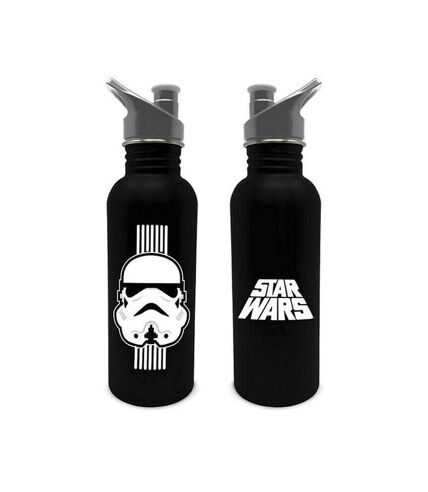 Star Wars Stormtrooper Water Bottle (Black/White) (One Size) - UTTA6761
