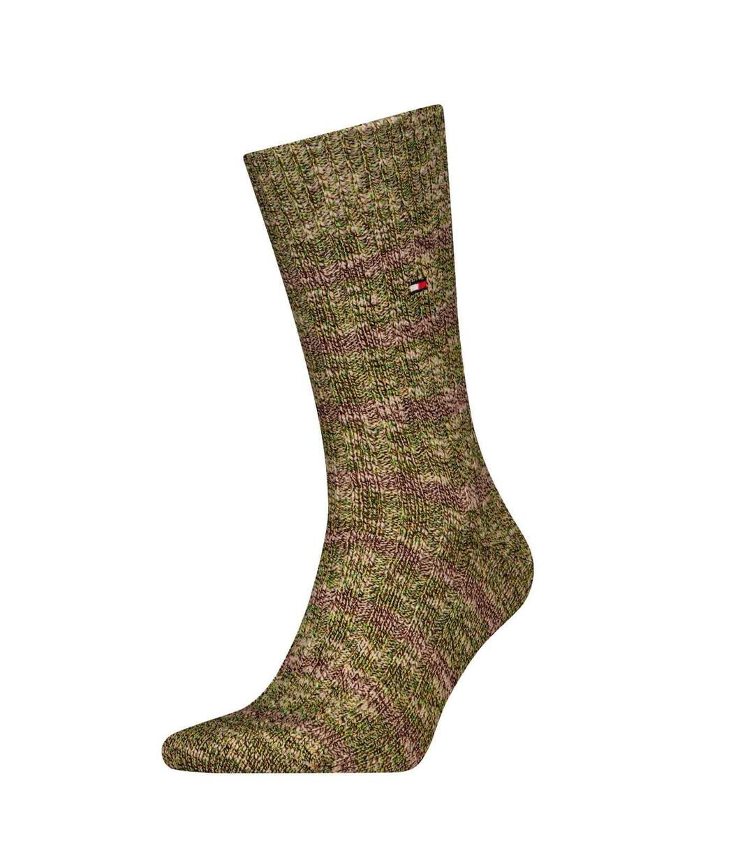 Chaussettes Homme Vert Kaki Tommy Hilfiger-1