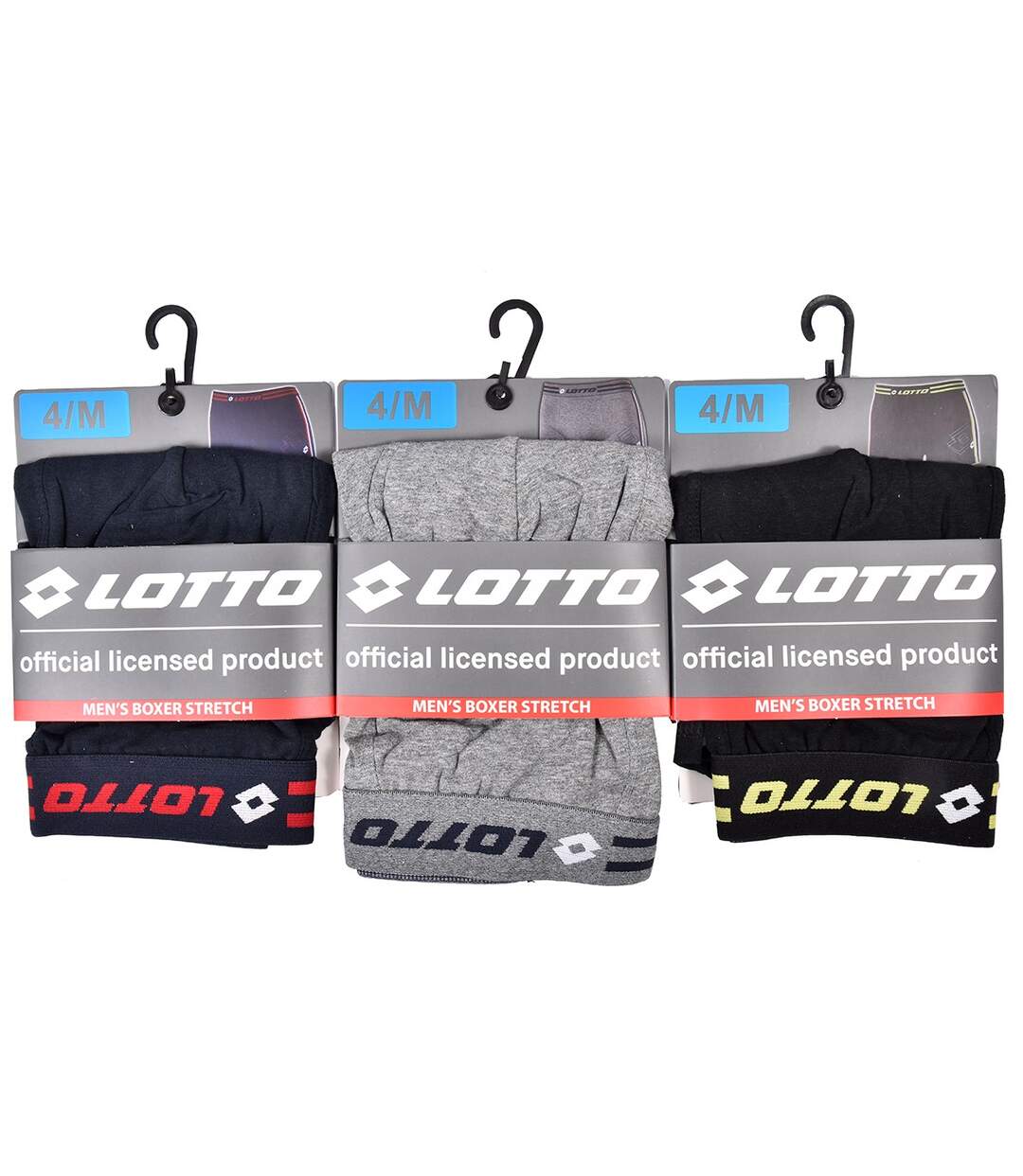 Boxer homme LOTTO Pack de 3 Boxers 1418-3