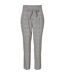 Womens/ladies Plaid Paperbag Petite Trousers Grey Vero Moda-2