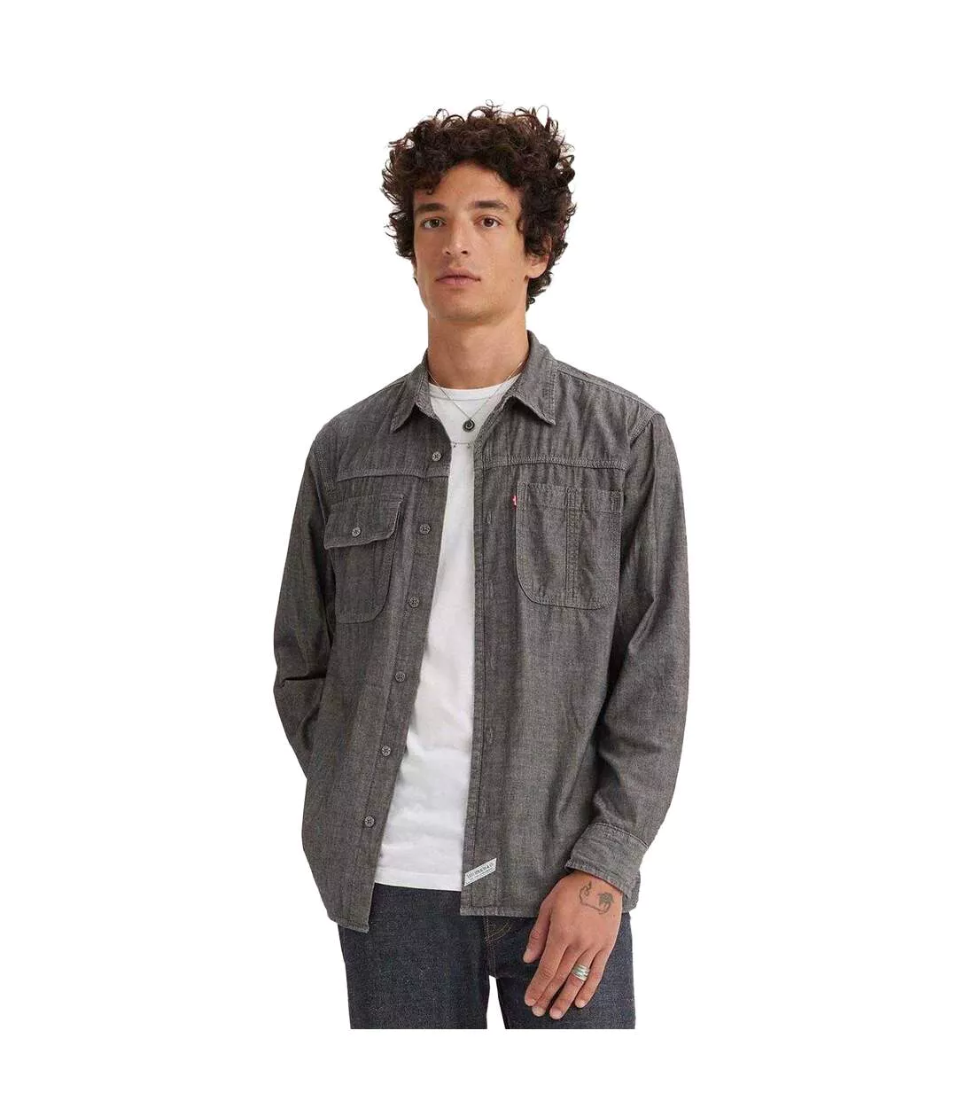 Chemise Auburn Homme Noir Levis-1