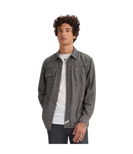 Chemise Auburn Homme Noir Levis