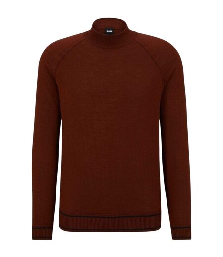Sweat Manches Raglan Homme Marron Boss