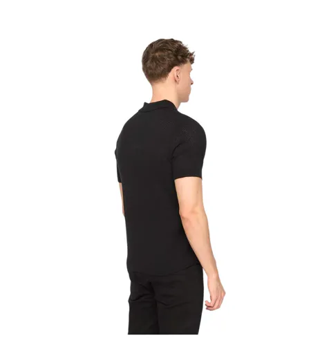 Mens Dedham Polo Shirt Black Duck And Cover