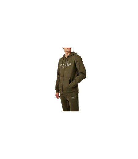 Mens Pinebrook Graphic Full Zip Hoodie Leaf Jack Wills