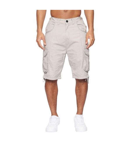 Mens jamstar cargo shorts light grey Crosshatch