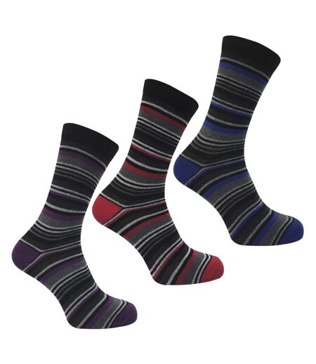 Mens 12 Pairs Cotton Rich Formal Dress Coloured Socks