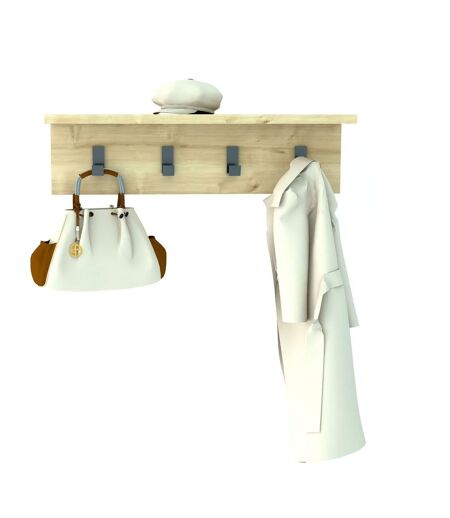 Porte manteau Ayla 60 cm - Bois clair