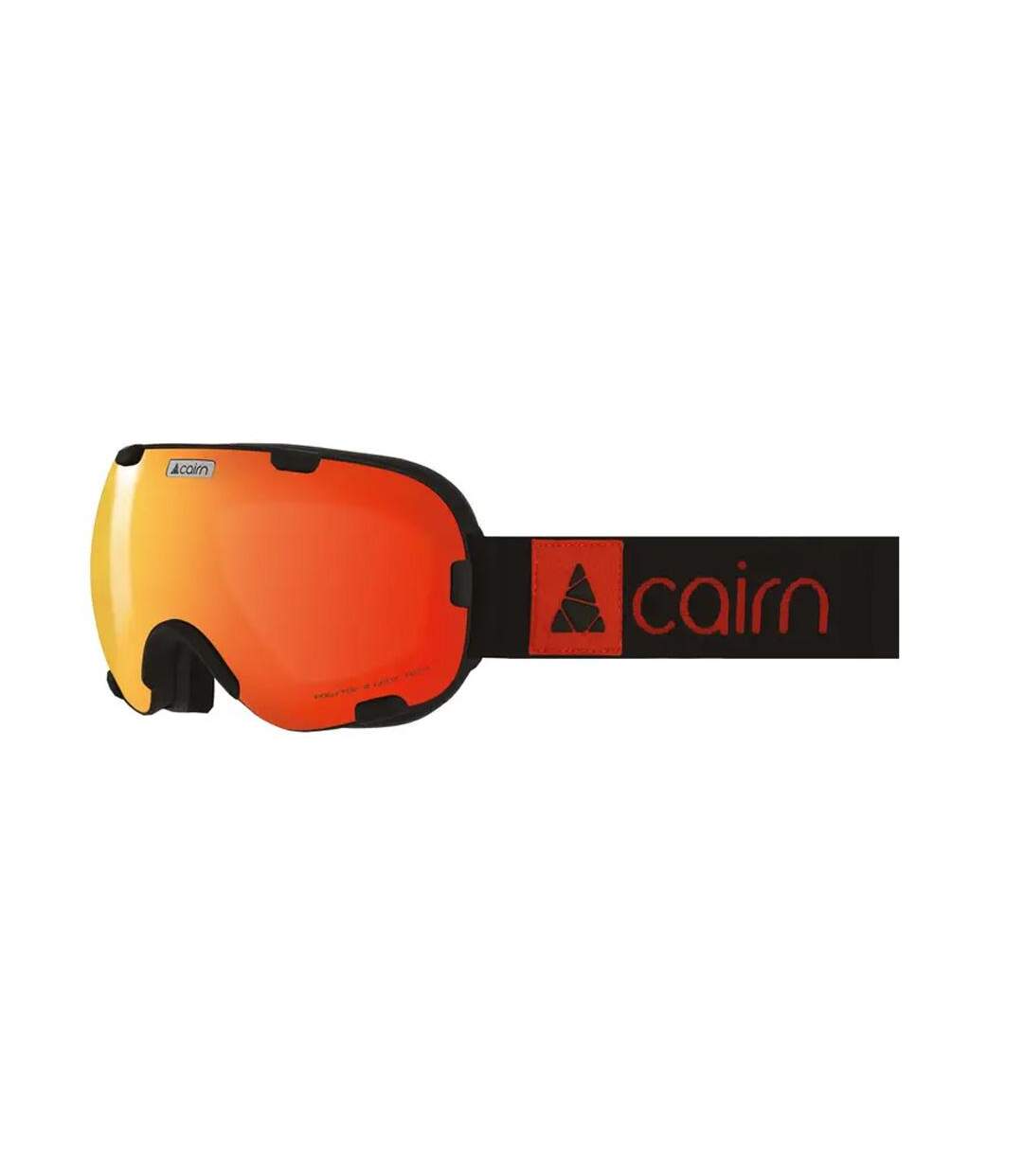 Masque de ski noir/orange mixte cairn spirit spx3-1
