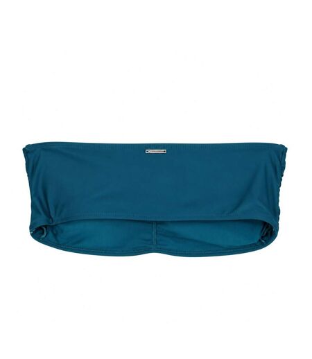 Haut de maillot de bain bleu femme grain de sable telma