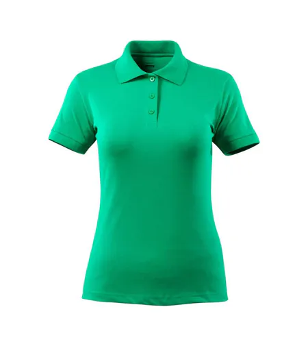 Womens/ladies Grasse Crossover Polo Shirt Grass Green Mascot