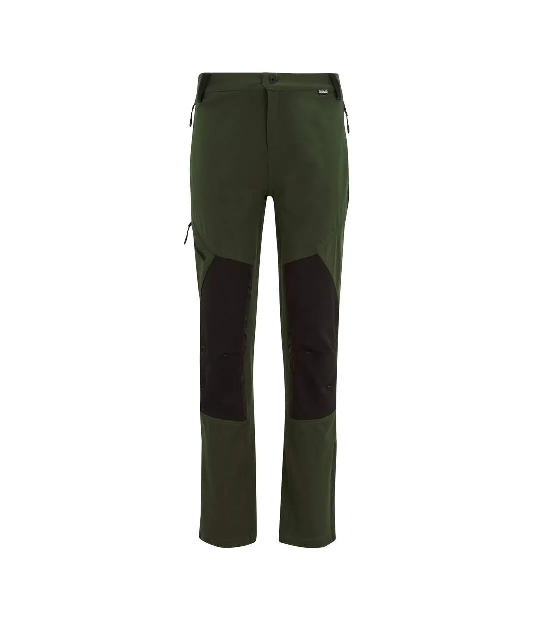 Pantalon De Randonnée Questra Pour Homme Kaki Foncé Noir Regatta-2