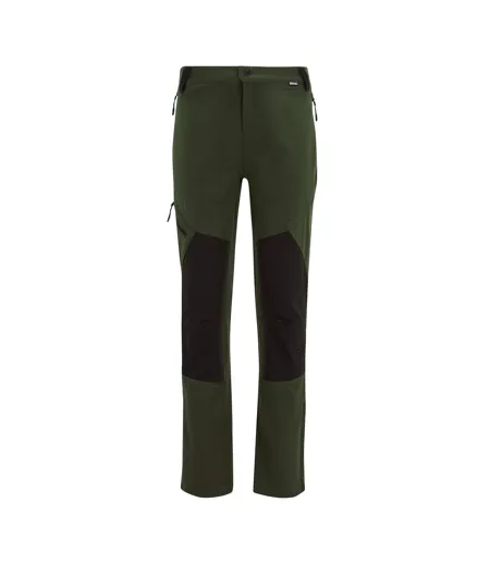 Pantalon De Randonnée Questra Pour Homme Kaki Foncé Noir Regatta