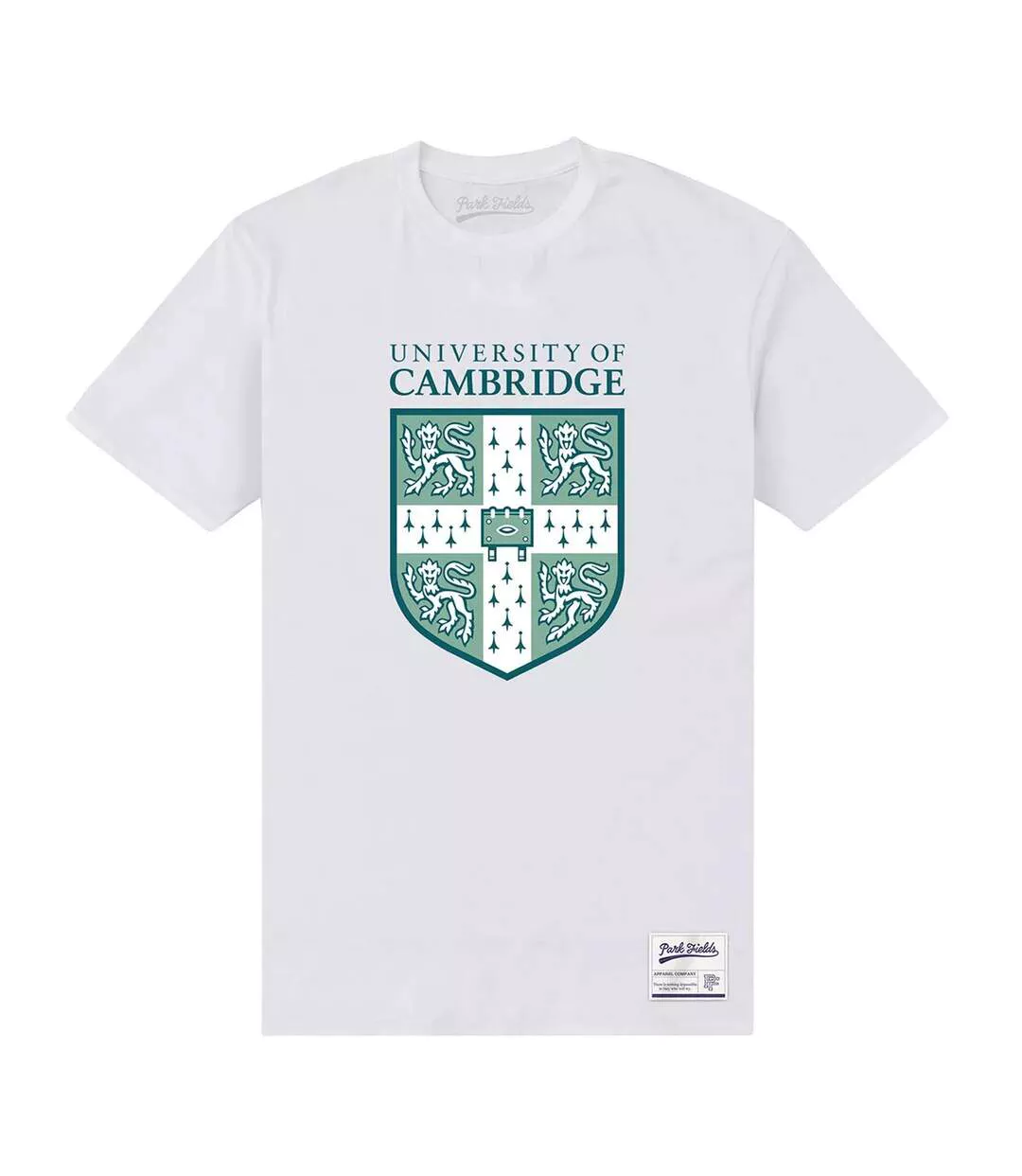 T-shirt Adulte Blanc Cambridge University-1