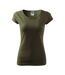 T-shirt Pure Femme Vert Foncé Malfini-1