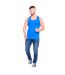 Duke Mens Fabio-2 Muscle Vest (Blue) - UTDC168-3