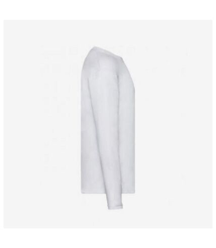 Fruit Of The Loom Mens Original Long Sleeve T-Shirt (White) - UTPC3035