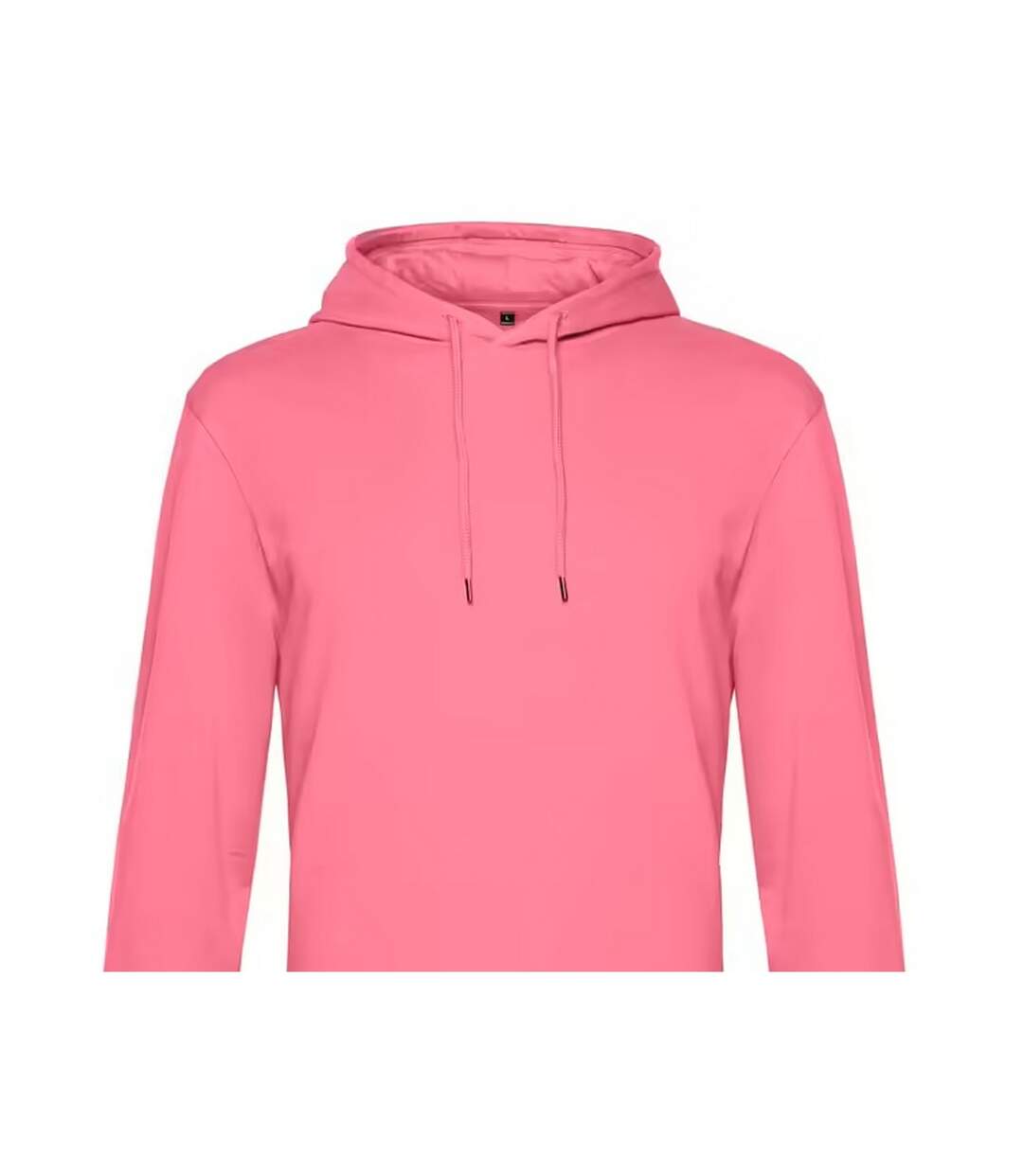 Sweat À Capuche Motif/style Uni Homme Rose B&C-2