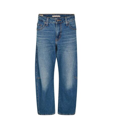 Womens/ladies Balloon Baggy Jeans Blue Levis