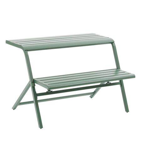 Ensemble de balcon en acier 2 places DRILIA - Vert olive