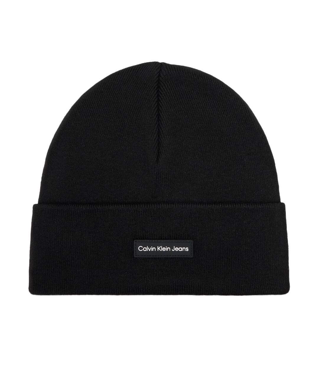 Bonnet Noir Homme Calvin Klein Jeans Travertine - Taille unique