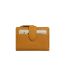Tabytha plain vegan leather coin purse one size deep amber Weird Fish-1