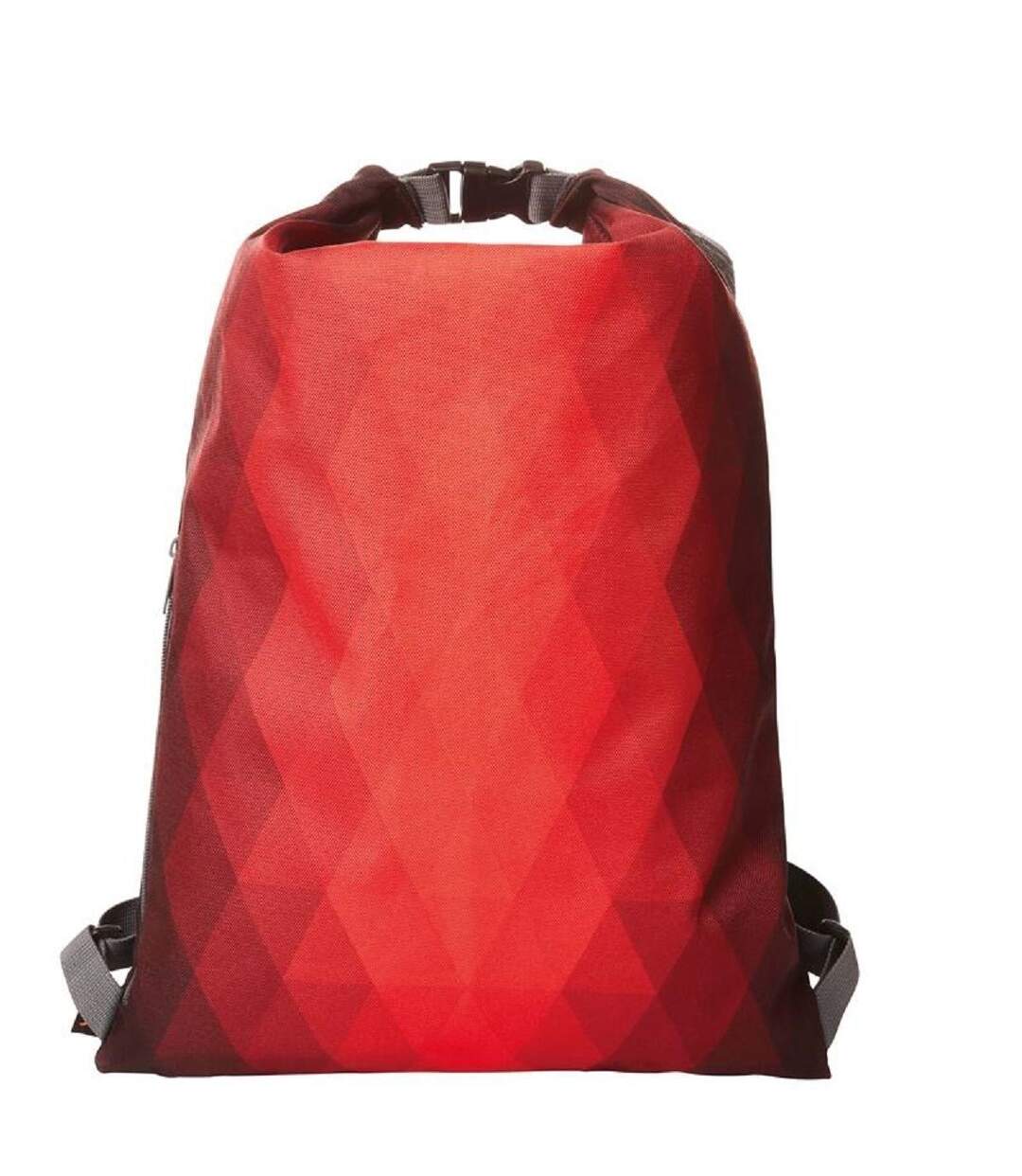 Sac à dos à motifs losanges - 1815000 - rouge-1