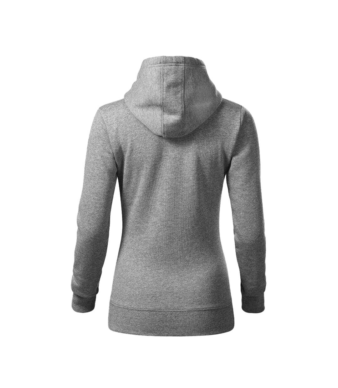 Sweat À Capuche Cape Free Femme Graphite Malfini-2