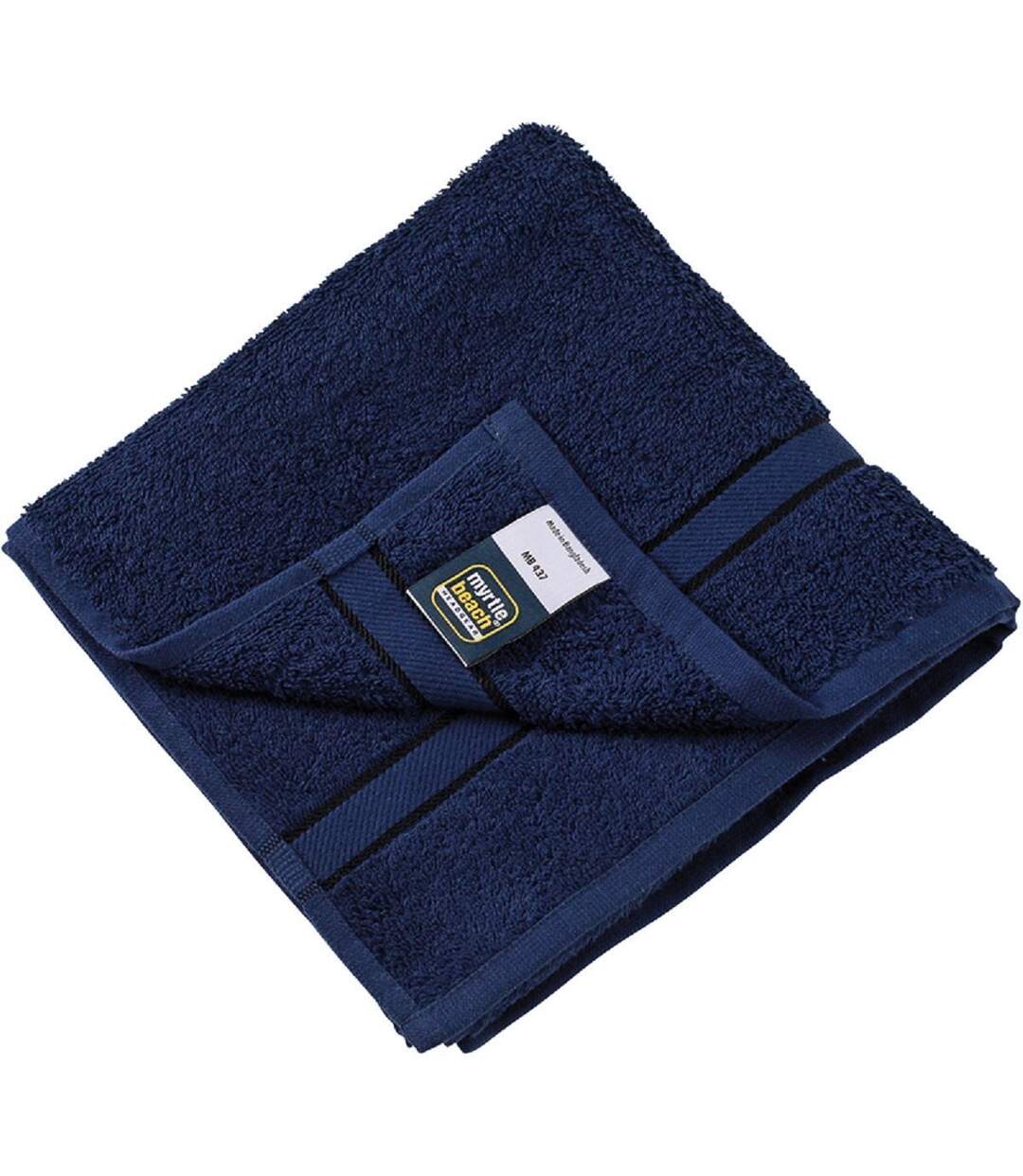 Serviette de toilette - éponge - MB437 - bleu marine-1