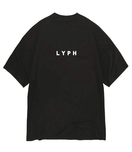 Unisex Adult Empty T-shirt Black LY