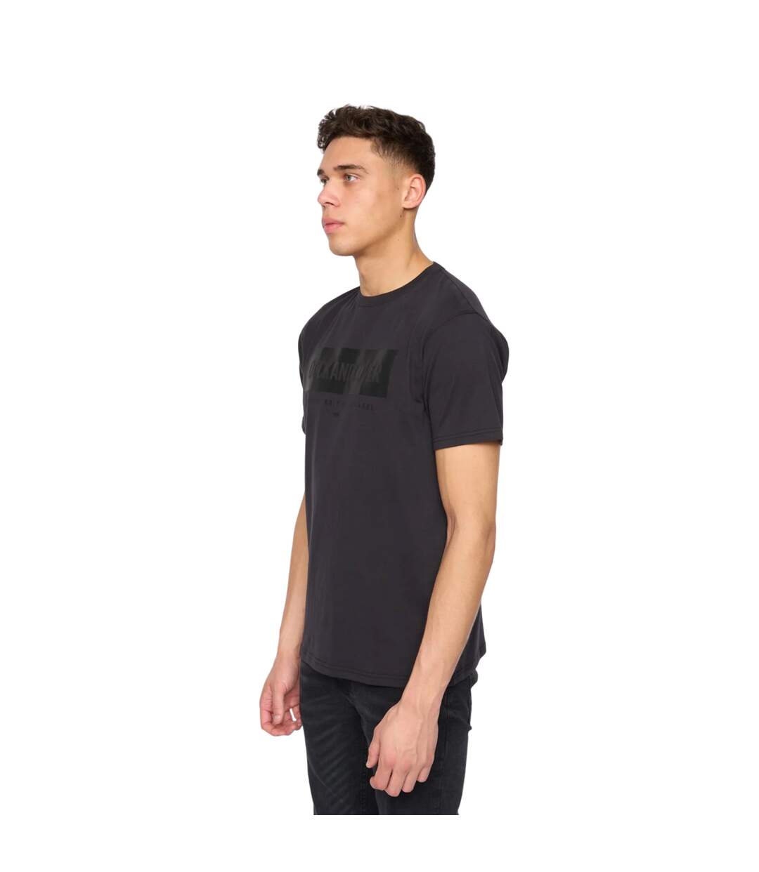 T-shirt chatts homme noir Duck and Cover-3