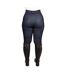 Unisex Adult Valloria Denim Look Horse Riding Tights Navy HYCONIC-2