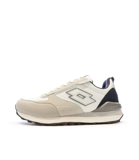 Baskets blanc/gris homme lotto twenty 5