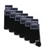 6 Pack Mens Bamboo Crew Grip Socks | Reinforced Heel & Toe Soft Non Slip Socks-2