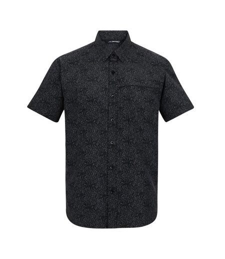 Chemise Motif/style Texturé Mindano Homme Gris Clair Regatta