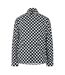 Mens Checked Shirt Black White Off White-1