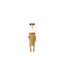 Jupe Mi-longue Jaspre Femme Jaune Or Never Fully Dressed-1